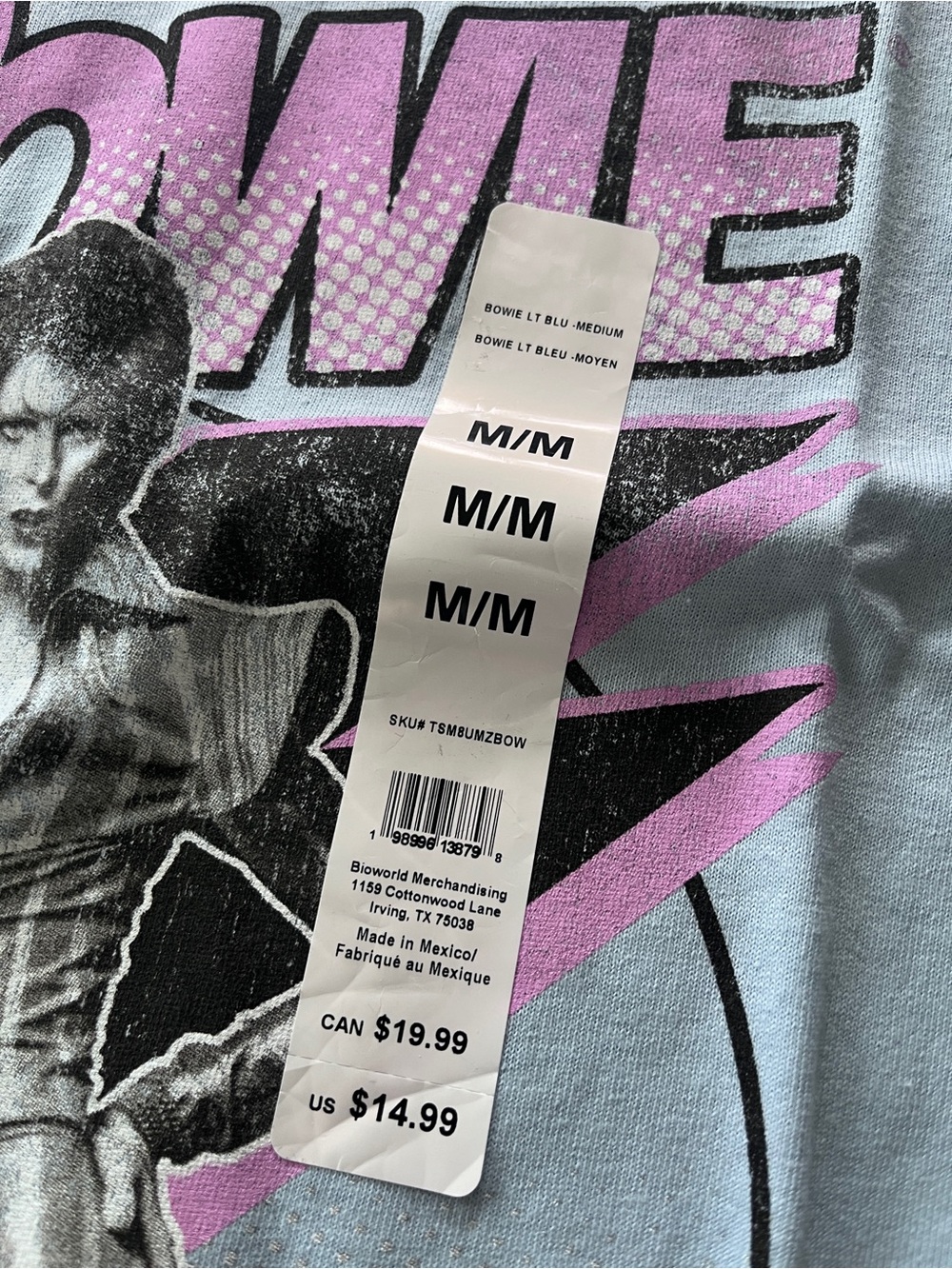 David Bowie T-Shirt - Picture 3 of 5